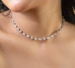 Solitaire Round & Fancy Shape Diamond Necklace