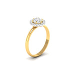 Charming Halo Diamond Ring