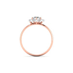 Charming Halo Diamond Ring