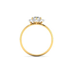 Charming Halo Diamond Ring