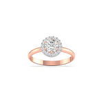 Charming Halo Diamond Ring