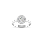 Charming Halo Diamond Ring