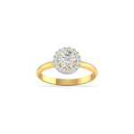 Charming Halo Diamond Ring