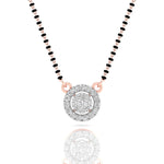 Circle Diamond Mangalsutra Pendant