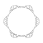 Intricately Lab Grown Diamond Bangle Pair