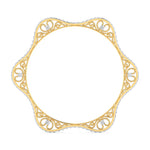 Intricately Lab Grown Diamond Bangle Pair