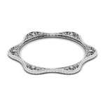 Intricately Lab Grown Diamond Bangle Pair