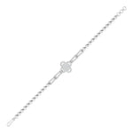Clove Motif Diamond Chain Bracelet