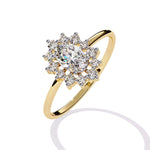 Classic Oval Diamond Ring