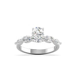 1.04 Carat Classic Oval Diamond Ring