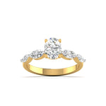 1.04 Carat Classic Oval Diamond Ring