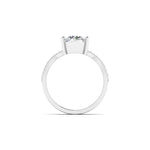 1 Carat Radiance Solitaire Diamond Ring with Split Shank