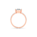 1 Carat Radiance Solitaire Diamond Ring with Split Shank