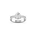 1 Carat Radiance Solitaire Diamond Ring with Split Shank