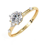 0.5 Carat Round Solitaire Diamond Ring