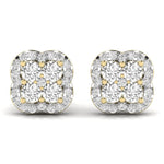 Clover Style Stud Earrings