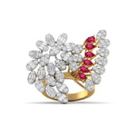 Flare Cocktail Diamond Ring
