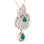 Fancy & Round Shape Diamonds Pendant