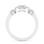 Concentric Circle Diamond Ring