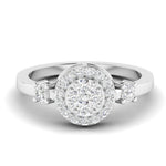 Concentric Circle Diamond Ring