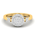 Concentric Circle Diamond Ring