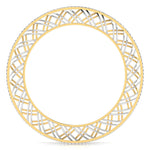 Contemporary Crosshatch Diamond Bangle