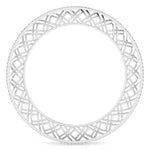 Contemporary Crosshatch Diamond Bangle