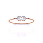 Crystal Cuff Diamond Bangle