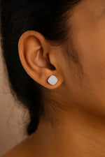 Cushion Diamond Cluster Earrings