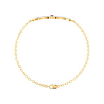 Dainty Diamond Gold Bracelet