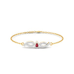 Dainty Diamond Gold Bracelet