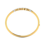 Delicate Diamond Cluster Bangle