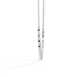 Delicate Diamond Curve Necklace