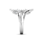 Delicate Diamond Leaf Ring