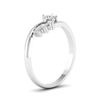 Delicate Diamond Rose Gold Ring