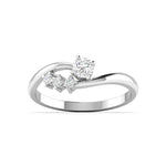 Delicate Diamond Rose Gold Ring