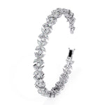 Floral Diamond Tennis Bracelet