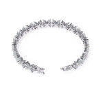 Floral Diamond Tennis Bracelet