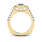 1 Carat Delicate French Setting Diamond Ring