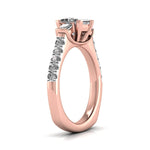 1 Carat Delicate French Setting Diamond Ring