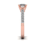 1 Carat Delicate French Setting Diamond Ring