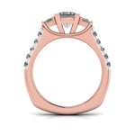 1 Carat Delicate French Setting Diamond Ring