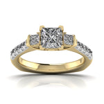 1 Carat Delicate French Setting Diamond Ring