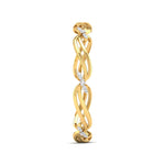 Wavy Pave Lab Grown Diamond Bangle