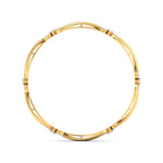 Wavy Pave Lab Grown Diamond Bangle