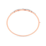 Modern Infinity Diamond Bangle