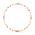 Detailed Diamond Cluster Link Bracelet