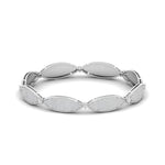 Detailed Diamond Cluster Link Bracelet