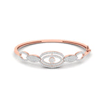 Diamond Accent Oval Bangle