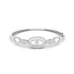 Diamond Accent Oval Bangle